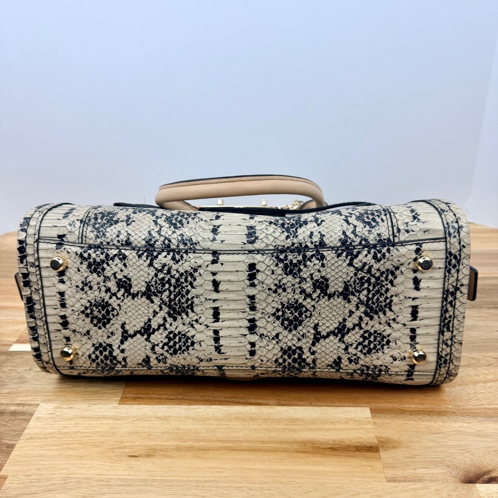 Coach Swagger Exotic Python Snake Leather Satchel… - image 8